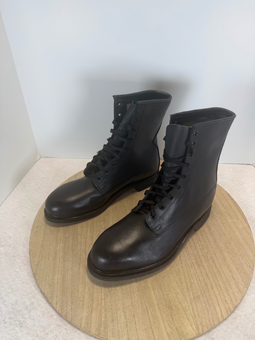 Vintage 1987 US Military Boots Cove Shoe Co Biltrite Sole Mens 8R Steel Toed